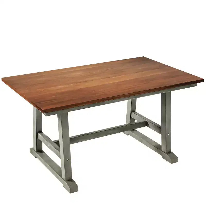 Ensemble Table de Salle à Manger et Chaises en Bois pour 6 Personnes, Table de Salle à Manger Rectangulaire et 4 Chaises d'Appoint, Long Banc