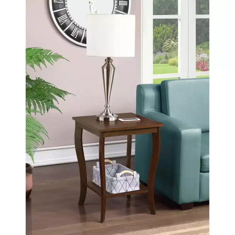 Table d'appoint carrée en bois