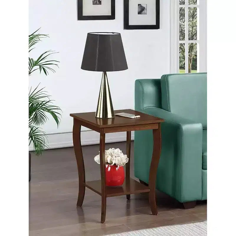 Table d'appoint carrée en bois