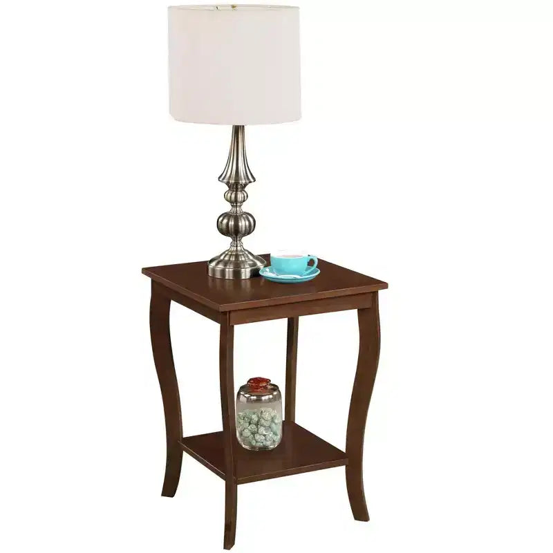 Table d'appoint carrée en bois
