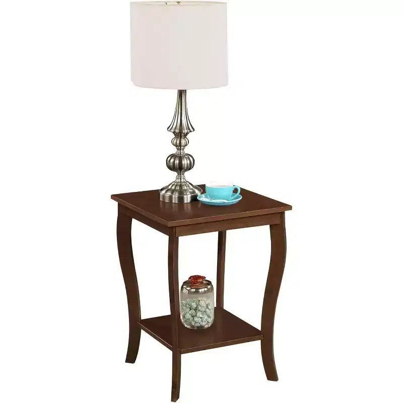 Table d'appoint carrée en bois