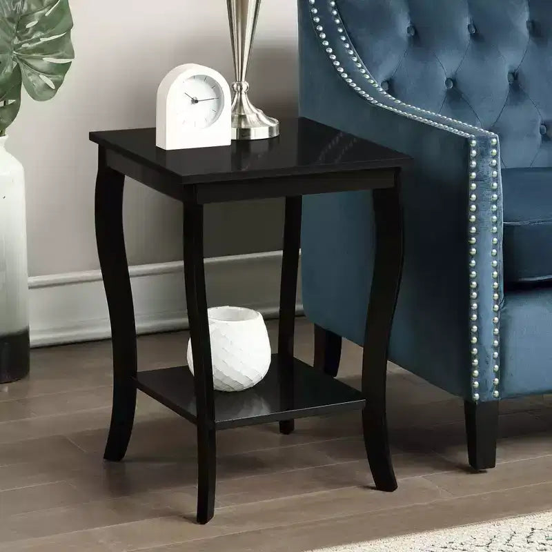 Table d'appoint carrée en bois