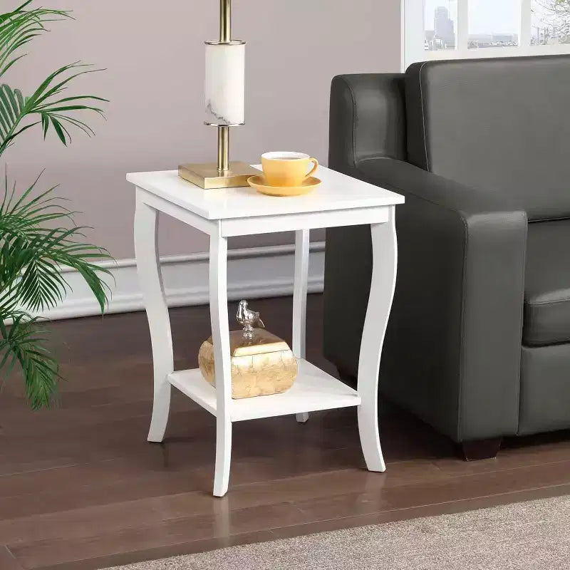 Table d'appoint carrée en bois