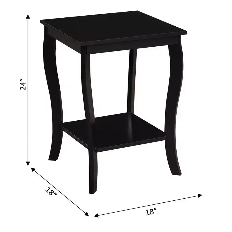 Table d'appoint carrée en bois