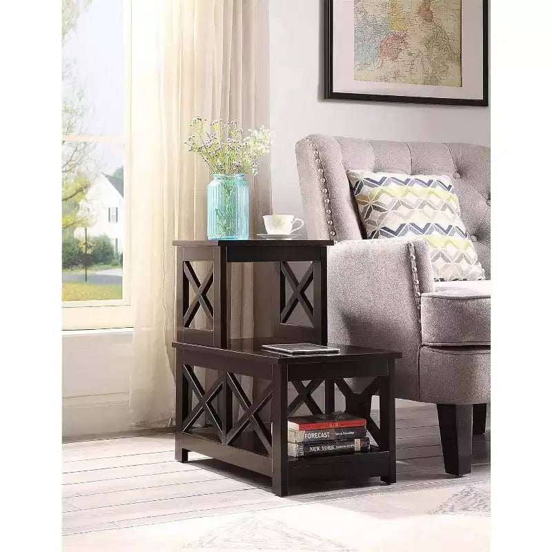 Table d'appoint rectangulaire en bois