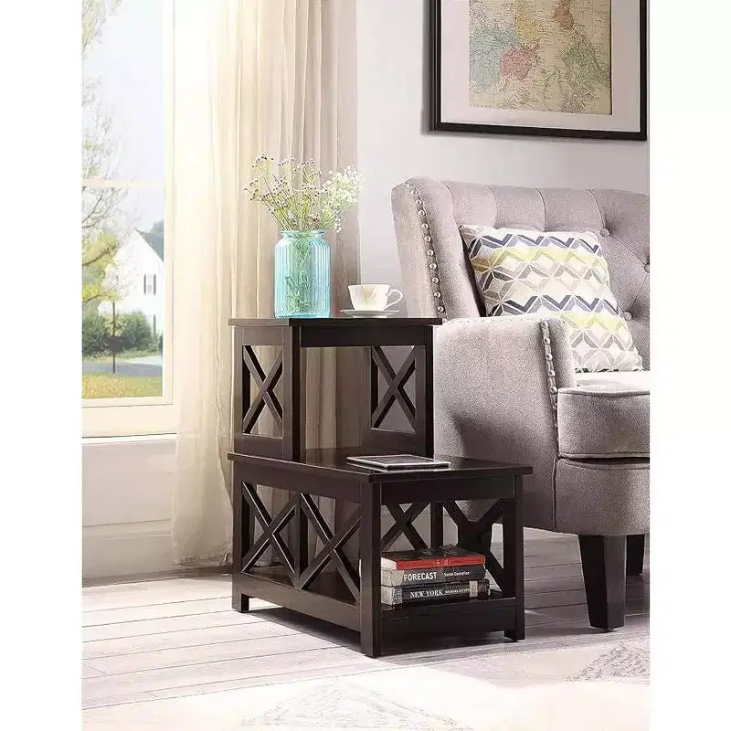 Table d'appoint rectangulaire en bois