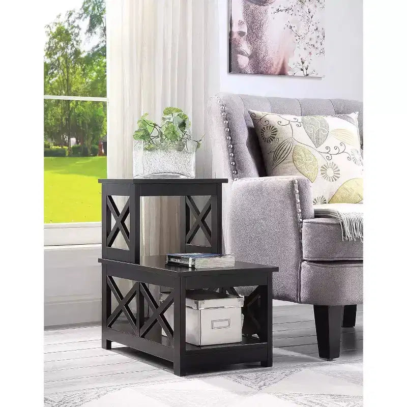 Table d'appoint rectangulaire en bois