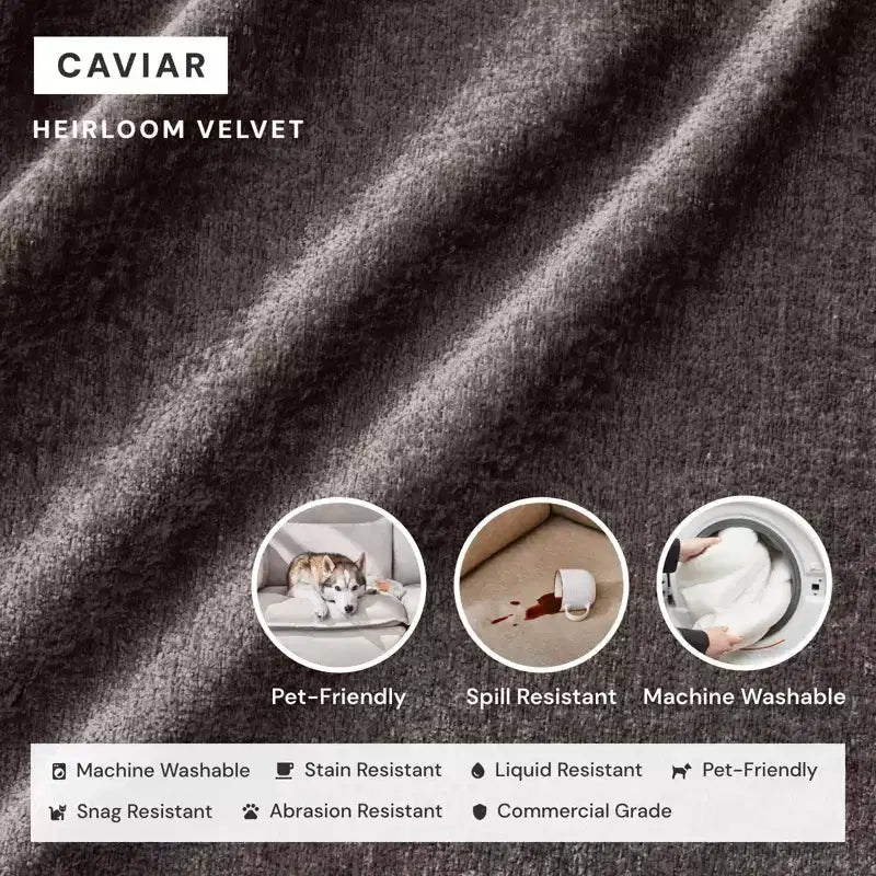 Canapé modulaire lavable en U 4 places Memorix+ Assise et coussin de dossier