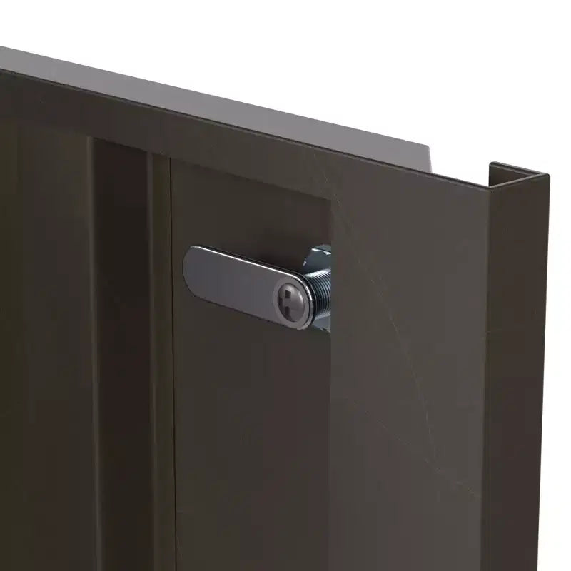 Armoire de classement en acier verrouillable avec étagères réglables et roulettes pour l'organisation de la maison, de l'école, du bureau et du garage, noire
