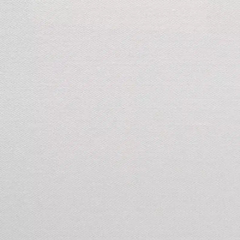 Chaise de salle à manger en tissu rembourré et rotin Blanc/Naturel : Mélange coton-polyester, Style bohème, Aucun assemblage requis